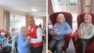 Love is all around as Wigston care home celebrates Valentine’s Day